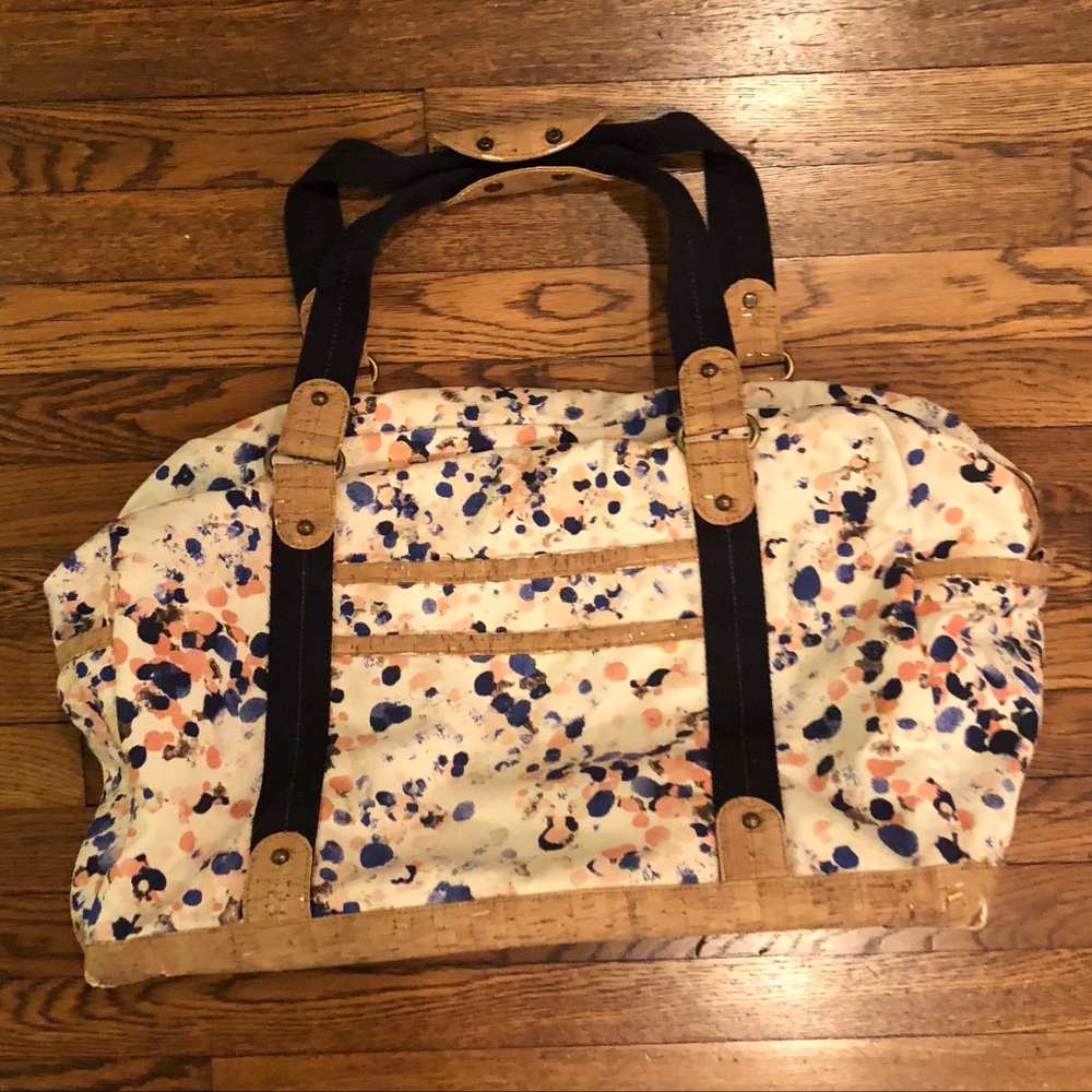 Anthropologie Paint Palette Weekender Bag - Picture 2 of 4